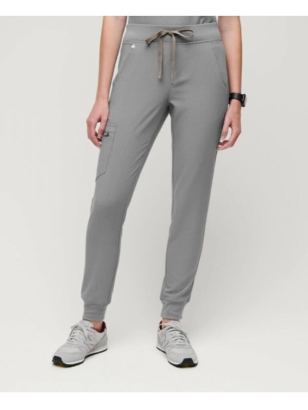 FIGS Zamora Jogger Scrub Pants Dark Space Gray XS